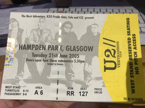 Vertigo tour used concert - u2,