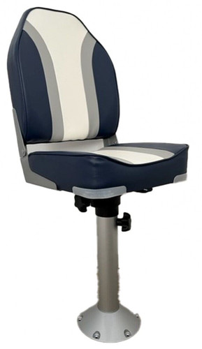 Navy folding boat seat - navy,