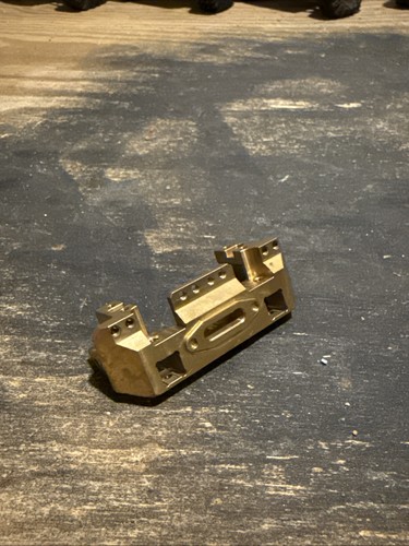 Brass front bumper mount - brass,