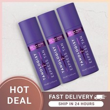 Tanologist Clear Self Tan Water  Spray 1 Hour Express Tan Extra Dark 200ml-3Pack