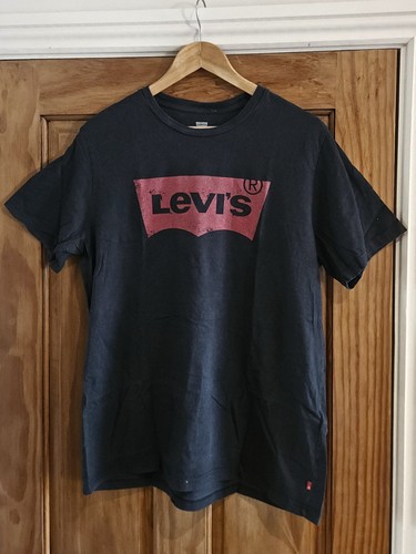 Levi men black - tshirt, large
