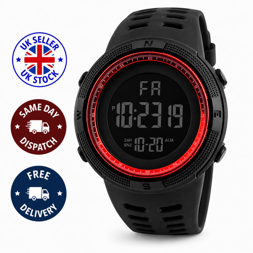Mens digital military watch - mens,
