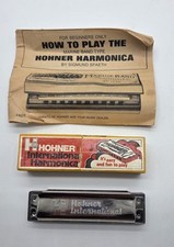 Vintage Hohner International Harmonica in Box Made in Brazil Key of C 
