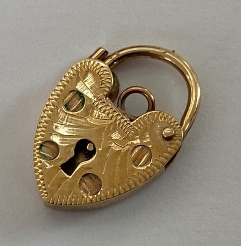 Vintage solid 9ct gold love - gold,