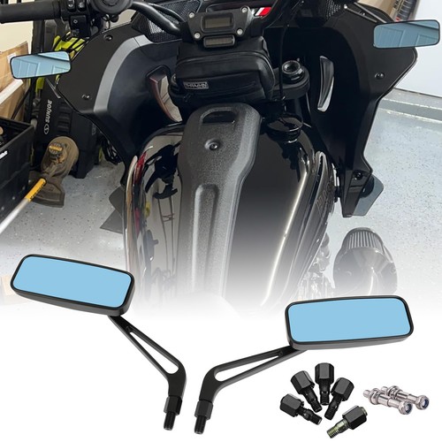 2xmotorcycle rectangle mirrors - rectangle,