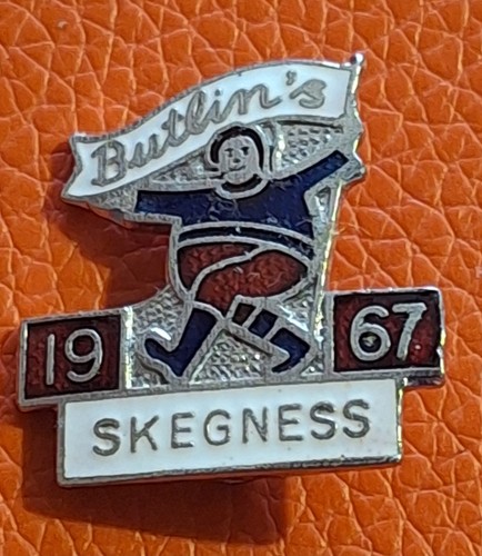 Butlin pin badge skegmess - butlin's,