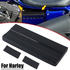 Black Battery Top Cover Fit For Harley Sportster 1200 883 Super Wide Glide FXWG