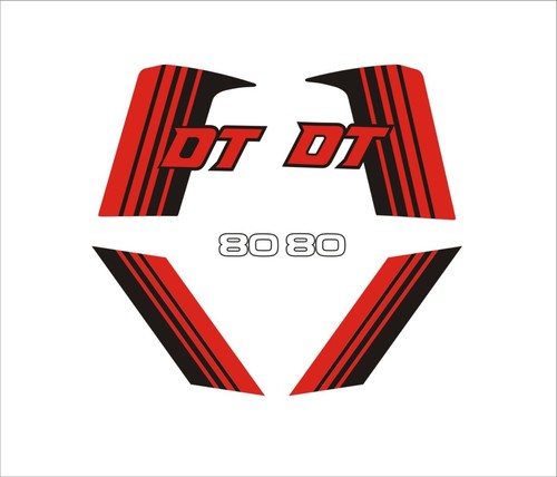 Yamaha dt80mx decal set - dt80mx,