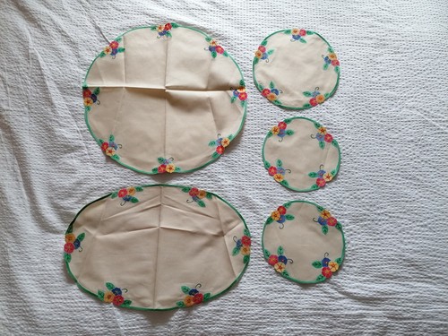 Vintage piece embroidered - vintage, 5