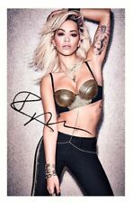 RITA ORA AUTOGRAPH SIGNED