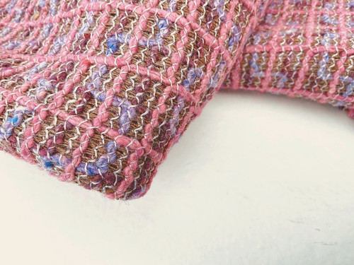 Pink soft tones boucle - pink,