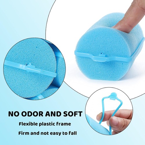 Jumbo foam sponge hair roller - foam,