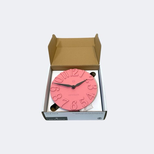 Newgate desk clock round pink - newgate,