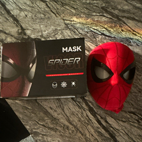 Spider man red full - full, face