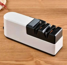 JinJiu Electric USB Knife Sharpener - Automatic White Kitchen Tool Pro