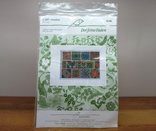 DER FEINE FADEN patchwork style Petit Point kit 'S 368 Torpikai' on 12 ply linen