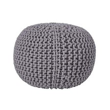 Cotton Knitted Pouffe &