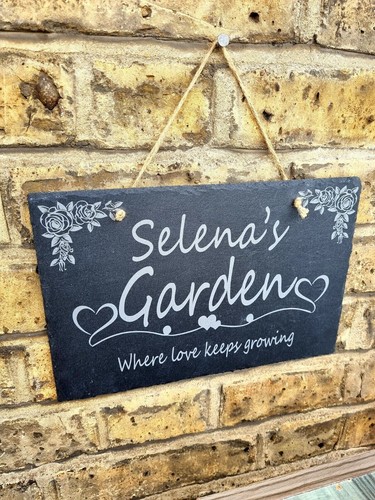Personalised engraved slate - personalised,