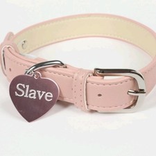 BDSM Collar Baby Pink Genuine