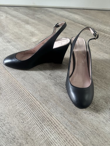 Leather shoes sandals wedges - sandals,
