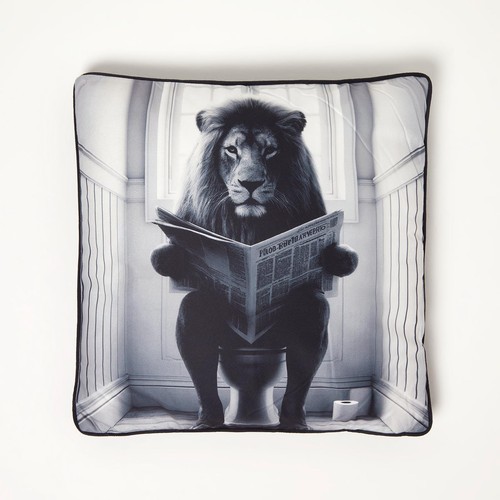Animal print cushion with - animal,