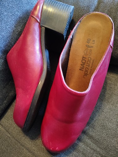 Naot choice red - red, leather