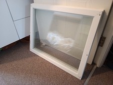 3x Ikea Komplement Glass Shelves for Pax Wardrobe 75cm Wide White Good Condition