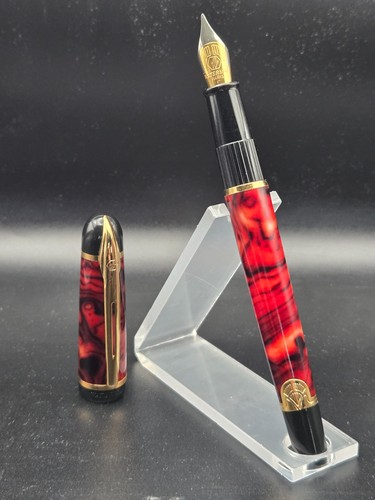 Waterman phileas red marble - red,