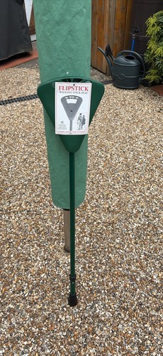 Flip seat walking stick - seat,