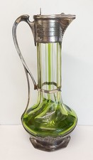 ART NOUVEAU PEWTER & GREEN