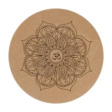 Rubber Meditation Mat Round