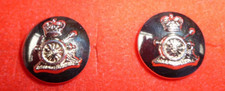PAIR OF ANODISED CAP BUTTONS