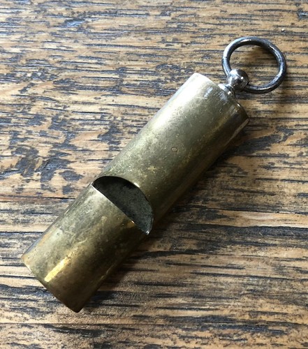 Vintage 16mm flat brass - x,