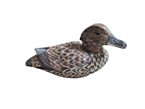 Mallard duck ornament - ornament, brown