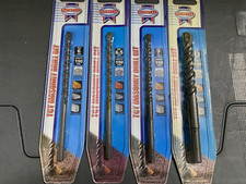 FAITHFULL TOOLS 4 Masonry Drill Bits 6/6.5/7/12mm Tungsten Carbide Tip 150mm