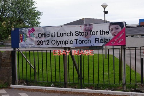 Photo olympic torch banner - photo,
