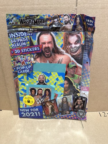 Topps sticker album wwe - sticker,