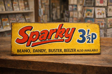 Sparky comic sign vintage