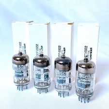 4x Amperex 6922 Vacuum Tubes