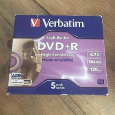 5 x VERBATIM DVD+R 4.7Gb 16x