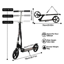 Folding Kids Scooter Kick Push