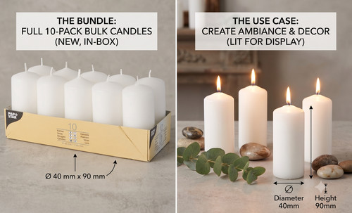 Papstar 17915 pillar candles - 17915,