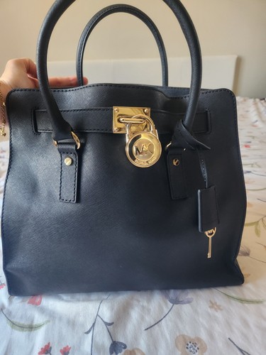 Michael kors black bag open - michael,