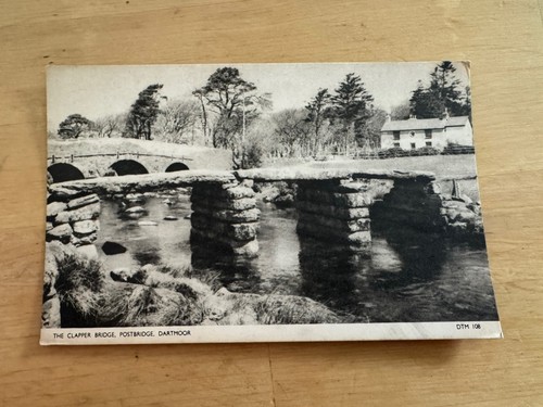 Postcard the clapper bridge - clapper,