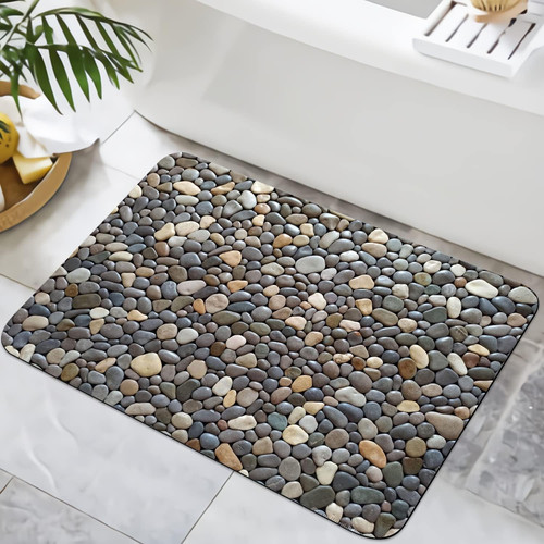 Pebble stone print - stone, bathroom