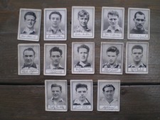 13  Barratt Famous Footballers series A2 1954 cards in Fair to Good condition