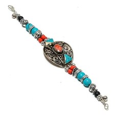 Red Coral Turquoise Antique