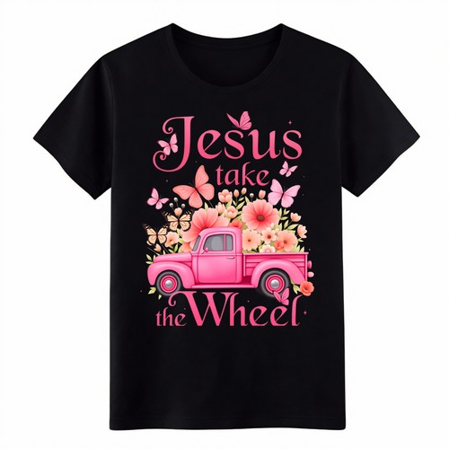 Floral christian jesus take - floral,