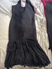Herve Lege Black Dress With