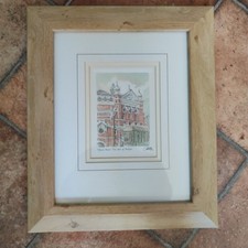 PHILIP GRAY 'Opera House' The Art of Belfast Signed By Artist print wood frame